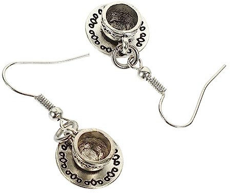 DEARMAMY Fashion Vintage Tea Cup Earring Pair of Drop Earrings for Women Unique Ear Pendants for Party and Daily Wear