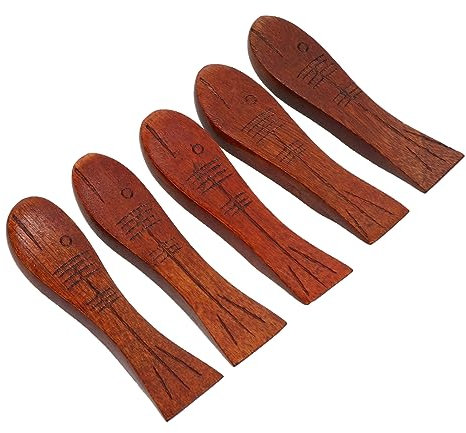 TOPBATHY 5 Pièces Repose-Baguettes Fourchette Baguettes Aide aux Baguettes Fourchette à Baguettes accesoire Cuisine Food Porte-Baguettes Vintage Porte-Baguettes en Bois Journal