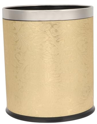 Zerodeko Trash Can Double Layer Household Waste Bin for Bathroom Bedroom Kitchen Fireproof Watertight Design Compact Versatile Rubbish Basket for Any