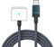 PonJel 140W USB-C to Magnetic 3 Charging Cable for MacBook Air (15-inch, 2023/2024), Air (13-inch, 2022/2024), Pro (14-inch, 2021/2023), Pro (16-inch, 2021/2023), USB C Fast Charging Cable 6.6FT Blue