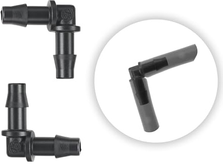 PACK OF 30 Micro Elbow Connector 4.5mm Barb - Micro Irrigation Fitting Connector Adaptor for micro tubing in irrigation system.