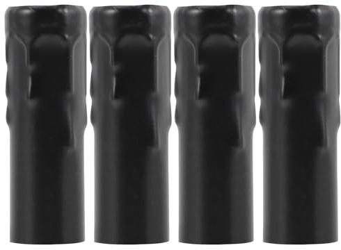 BAZEITFLOW Manchon 4 en Lustre Bride de à pour Noir Bougie Métal E14 Robuste Élégant Pièces Cristal et pour Remplacement et Bricolage D'éclairage de Lustres