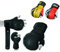 EVO Maya Rindsleder MMA Ringen Handschuhe UFC Käfigkampf Sparring Handschuhe Training - Schwarz & Rot, Large
