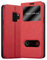 cadorabo Coque pour Samsung Galaxy S9 en Rouge Safran - Housse Protection avec Stand Horizontal et Deux Fenêtres - Portefeuille Etui Poche Folio Case Cover