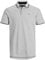 Jack & Jones Men's Jjepaulos Polo Ss Noos Polo Shirt, Grey (Light Grey Melange Detail: Slim Fit - Melange), XXL