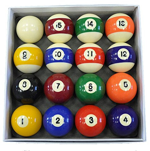 Spots und Stripes UK 5,1 cm Pool Ball Set