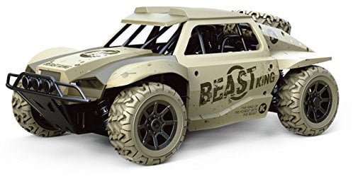 Amewi 22332 Beast Dune Buggy 4WD 1:18 RTR Fahrzeug, Sandfarben