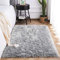 SXYHKJ Faux Lammfell Schaffell Teppich Lammfellimitat Teppich Longhair Fell Optik Nachahmung Wolle Bettvorleger Sofa Matte (80 x 180 cm - Rechteck, Grau)