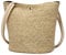 Aucune marque Femmes Sac à bandoulière en paille tissé grande capacité fourre-tout sac de plage d'été
