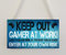 Decalarama Novelty Gaming Sign Plaque – Keep Out Gamer At Work (XBOX) Gamer Gifts For Son Brother Boys Bedroom Present Wall Door MDF Sign Cute Custom