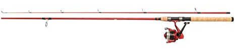 Berkley 1531548 Cherrywood spinnruten und rollen combo set , Rot, 2.40 m |15-40g |Reel 3000