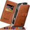SUANPOT for Huawei P20 Pro case with [Credit Card Holder][RFID Blocking],PU Leather Flip Book Protective Cover Women Men for Huawei P20 Pro Phone case Light Brown