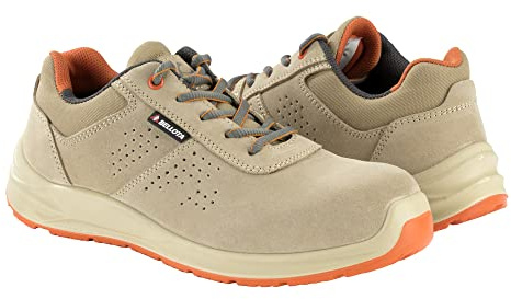 Bellota FTW02BS1P - Zapatilla de Seguridad Flex Dust S1P de Hombre y Mujer (Talla 47) de Serraje Transpirable, Ligero y Flexible.