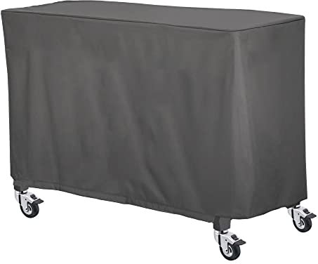 Green club Premium - Housse de Protection pour Chariot plancha Compatible campingaz, eno, krampouz, Le marquier, Planet, broilking, imperméable, Anti-UV (L 140 x l 60 x h 80 cm)