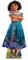 STAR CUTOUTS Mirabel Encanto SC4104 Sagoma in cartone a grandezza naturale con mini 2 decorazioni per feste e regalo, rosso