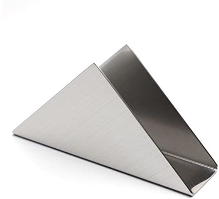 Dreieck Serviettenhalter, Moderne Serviettenhalter, Küche Serviettenspender, zum Platzieren von Papierhandtüchern in Küche, Wohnzimmer und Büro, Silber