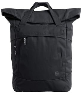 eoto Rucksack Earth Beat:Root Schwarz Daypack für Uni, Reisen, Job und Freizeit, nachhaltig, Tagesrucksack, Reiserucksack, Damen, Herren, 26 L