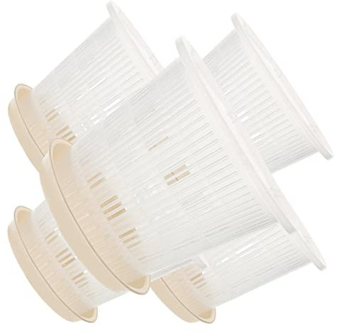 Yardwe Maceta De Orquídeas 5 Unids Jardinera para Horquidias Macetas De Plástico para Flores Vivero Plástico Seguro Lavables y Reutilizables Drenaje y Aireación