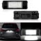 POPMOTORZ LED Number Plate Light, 2 Pcs LED License Plate Light Lamp with Canbus Error Free for Peugeot 106 1007 207 307 308 30008 Expert 406 407 508 Citroe-n Berlingo C2 C3 C4 C5 C6 C8
