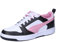 PUMA Baskets Basses Rebound V6 Unisexes, Noir, Rose, Lilas, Blanc, 47 EU