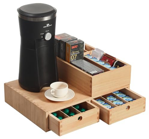 KIRIGEN Boîte de Rangement de Capsules de café, boîte de Rangement de Capsules de café de Type tiroir1