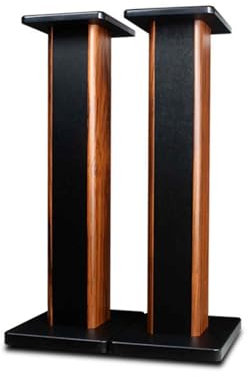 Lautsprecherständer Surround-Sound-Ständer Bodenständer Massivholz-Bodenständer Bücherregal-Boxenständer Holz-Lautsprecherständer Stabil und sturzsicher 3 Farben erhältlich (Color : Gelb, S : 70CM)