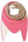 stylx Damen Schal XXL Dreieck Schal flauschig schal-tuch damen dicker dreieckstuch groß Wolle 3 FARBIG Farben kuschelig (schlamm/fuchsia)