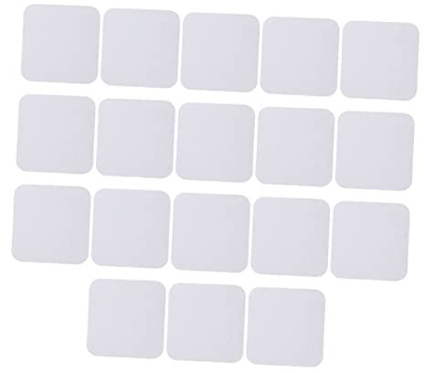 Zerodeko 18pcs Fridge Blank Magnets Sublimation Magnets Diy Heat Transfer Fridge for Whiteboard Blank Sublimation