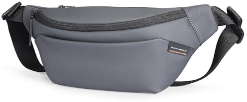 Mark Ryden Mehrere Taschen Sling Bag, Wasserdicht Umhängetasche Herren, Alltagsleben Kleiner Rucksack, Brusttasche Herren für Reisen Wandern Schule Wandern Fitness Fahrrad (Graphitgrau)