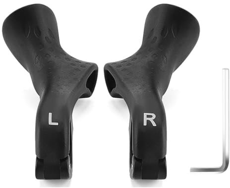 Sqxaldm MTB Lenkergriffe Ergonomisch & rutschfest für 21.8-22.2 mm Lenker – Fahrradgriffe Anti-Rutsch für Mountainbike, BMX und Rennrad, Schwarz