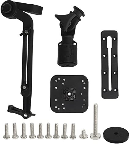 Fischfinder-Montagesatz, Geberhalterung mit Edelstahlarm und Nylonbasis für Garmin,