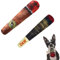 GUTERTOP 2 Stücke Hundespielzeug Joint, Zigaretten Spielzeug Hund, Interaktives Plüsch Hundespielzeug Zigarettenpackung,Kauknochenspielzeug für Klein, Mittel,Groß Hunde (Schwarz, Braun)