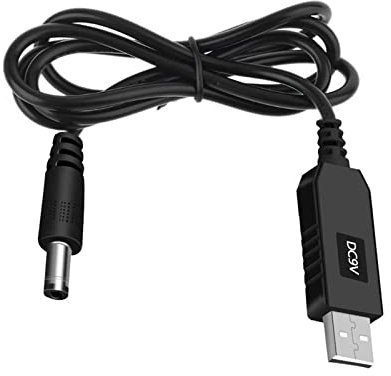 ZHAPEG USB To 9V 12V Power Cable For Router USB To DC5.5x2.1mm Plug Charging Cable Power Cord Plug Connector Adapter