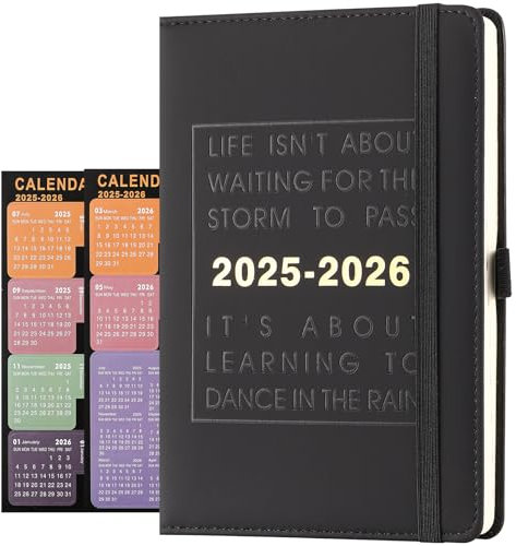 Tagesplaner 2025-2026, akademischer Terminplaner, Tag pro Seite, von Juli 2025 bis Juni 2026, bester Terminplaner und täglicher Kalender zur Steigerung der Produktivität und Dankbarkeitstagebuch