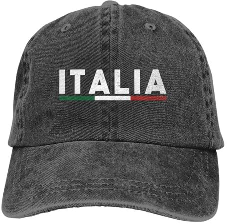 Italia Italian Pride Männer Pure Color Baseballmützen Sonnenblende Kappen Schirmmütze