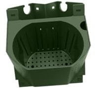 JOINPAYA 1 Pieza Maceta de Pared para Plantas de Esquina Interior Colgante Vertical Ollas al Aire Exterior caldero colgado Muro Jardinera de Esquina Recipiente de Plantas Verde