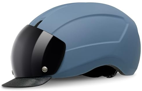 LeapBeast Fahrradhelm Herren, Damen Helm Fahrradhelm mit abnehmbarem Sonnenvisier, PC-Hartschale, Leichte Fahrradhelms mit Magnetischem Brille, für E-Bike, Mountainbike & Citybike