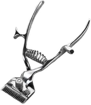 Tondeuse manuelle pour animaux de compagnie – Tondeuse vintage pour chien – Tondeuse de toilettage portable sans bruit, système léger et sûr pour la taille et le toilettage à la maison
