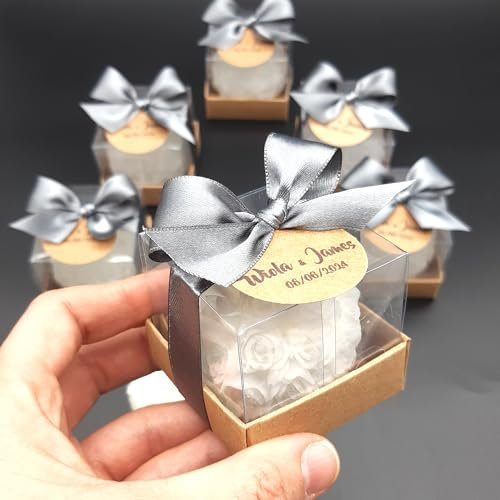 bomboniere matrimonio, Rosa pezzi candele profumate bomboniere battesimo, anni ragazzo, comunione, cresima, anniversario di, compleanno bigliettini (bianco, set di 20)