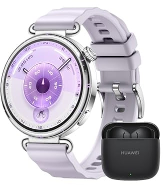 HUAWEI WATCH GT 6 41mm Lilac + FreeBuds SE 3 Black, AMOLED Touchscreen, up to 14 days battery life, Cycling, 100+ Sports Mode, iOS & Android Compatible, Emotional Wellbeing