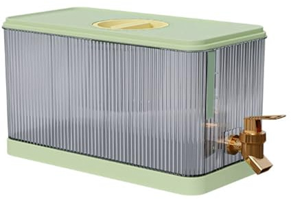 De Agua con Grifo - De De Vidrio De 4,5 L para Frigorífico, Filtro Y Soporte, Recipiente De Transparente para Agua, Z
