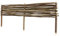 Windhager Beeteinfassung Haselnuss, Beetumrandung, Beetbegrenzung, Beetzaun, Steckzaun für Blumenbeet, 100 x 20/35 cm