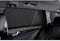 Satz Car Shades kompatibel mit Dacia Logan MCV Kombi 2012-2020 (6-teilig), Schwarz