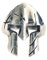Helen de Lete Original Herren-Ring, Vintage-Stil, Sparta-Kriegerhelm, 925er Sterlingsilber, verstellbar, Silber, Kein Edelstein