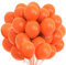 Songjum 50 Stück Orange Latexballons, 12 Zoll Orange Ballons Dekorations-Kit für Party, Geburtstag, Hochzeit, Graduierung, Jubiläums Feiern