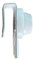 TENDAGGIMANIA ® Supporto per Tende No Foro - in Alluminio - per Tende a Pacchetto - 1 Pezzo - Spessore:5 MM