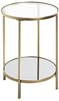 Haku-Möbel Beistelltisch, Gold, 25232, 39 x H 55