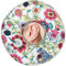 Piercing Kissen Ohrkissen Blumendruck Donut mit Loch für Ohrenschmerzen CNH, Piercing, Schmerzlinderung Schlafen, Druckwund, Seitenschläfer, Kopfhörer (Sonnenblume)