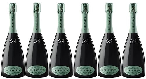 BELLAVISTA Franciacorta DOCG Grande Cuvèe Alma Non Dosato 6 bottiglie x 0,75 l