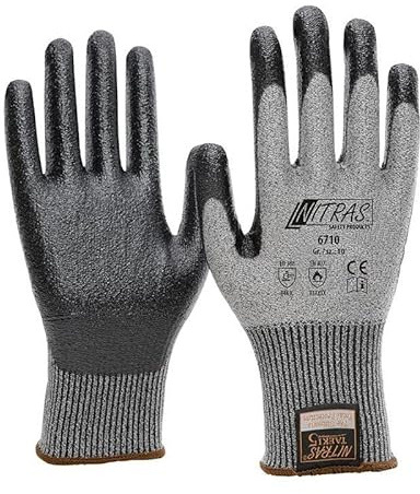 Nitras 6710-XL TAEKI 5 Schnittschutz Handschuhe, Nitril Beschichtung, XL(9) Größe